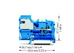EAN 4044918902625 - Wago 2002-7114 bloque de terminales Azul imagen 2