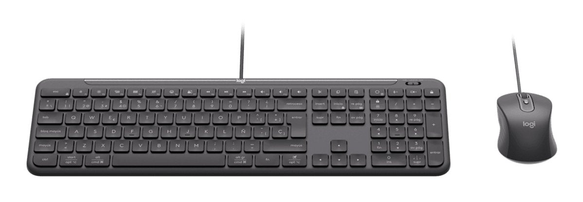 EAN 5099206129610 - Logitech 920-013343 teclado Ratón incluido Hogar / Oficina USB QWERTZ Alemán Grafito imagen 2