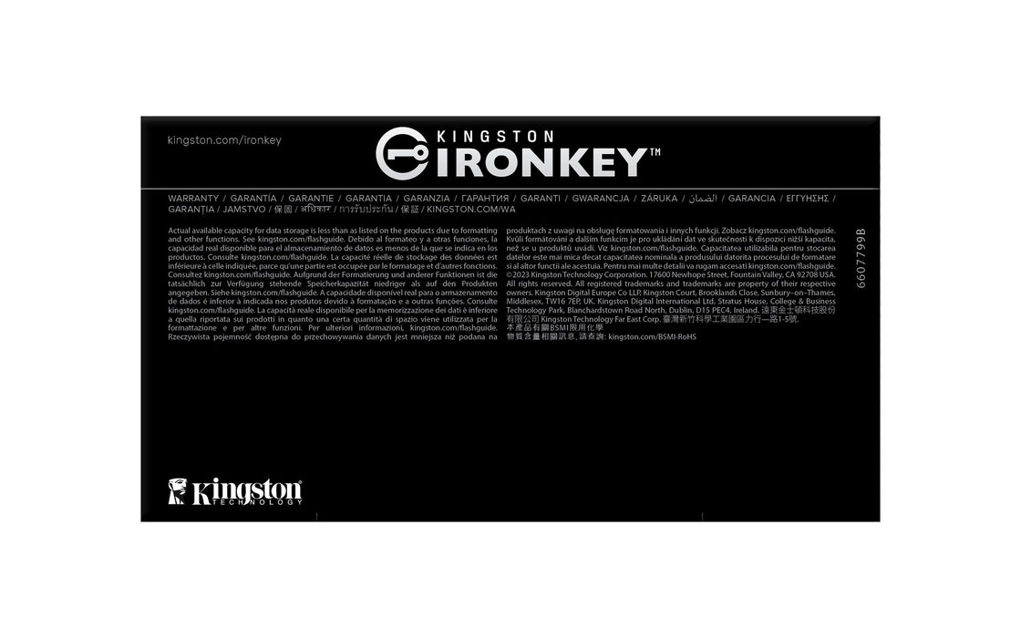 EAN 0740617334746 - Kingston Technology IronKey D500S unidad flash USB USB tipo A 3.2 Gen 1 (3.1 Gen 1) Negro imagen 7