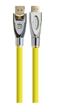 EAN 4014619509478 - Python DisplayPort 1.2 - HDMI 2.0 M/M 1m HDMI tipo A (Estándar) Amarillo imagen 1