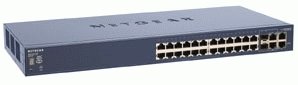 EAN 606449043617 - NETGEAR ProSafe™ 24 Port 10/100 Stackable Smart Switch + 4 Gigabit Ports imagen 2