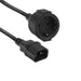 EAN 8716065504088 - ACT AK5250 cable de transmisión Negro 0,2 m C14 acoplador CEE7/3 imagen 1