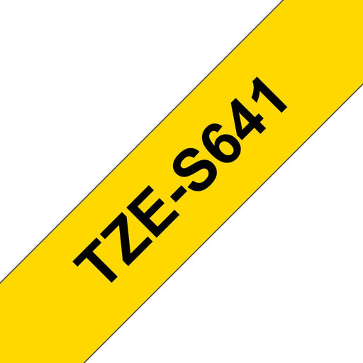EAN 0012502626367 - Brother TZE-S641 cinta para impresora de etiquetas Negro sobre amarillo TZ imagen 1