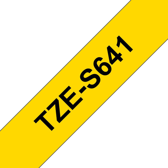 EAN 0012502626367 - Brother TZE-S641 cinta para impresora de etiquetas Negro sobre amarillo TZ imagen 1