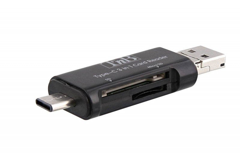 EAN 3303170084861 - T'nB TCREAD3IN1 lector de tarjeta USB 3.2 Gen 1 (3.1 Gen 1) Type-C Negro imagen 1