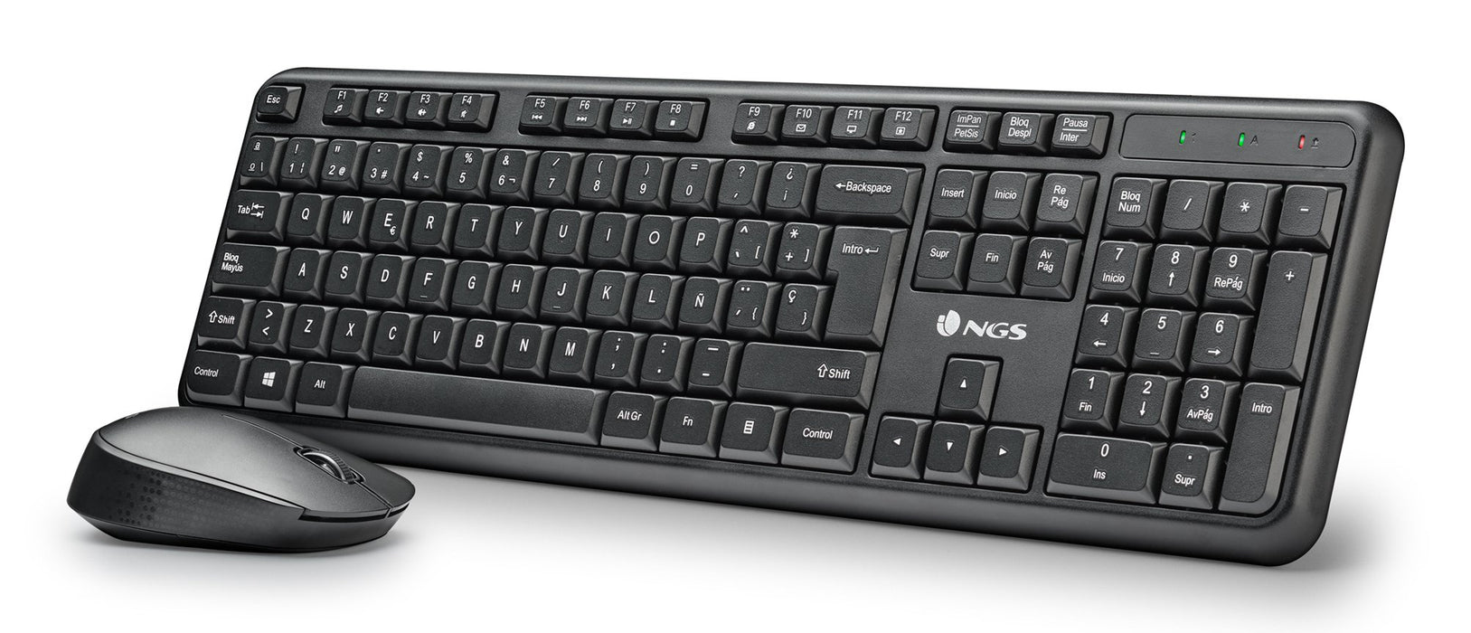 EAN 8435430627688 - NGS HARMONY KIT (QUERTY, IT) teclado Ratón incluido Universal RF inalámbrico QWERTY Italiano Negro imagen 3