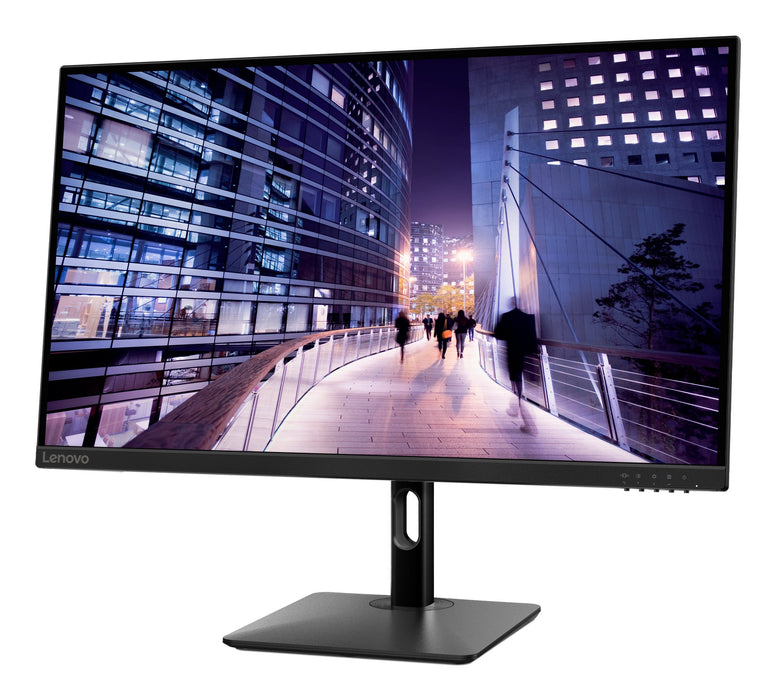 EAN 0198153593101 - Lenovo N27p pantalla para PC 68,6 cm (27") 3840 x 2160 Pixeles 4K Ultra HD LED Negro imagen 3
