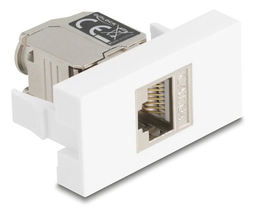 EAN 4043619909049 - DeLOCK 90904 toma de corriente RJ-45 Plata, Blanco imagen 1