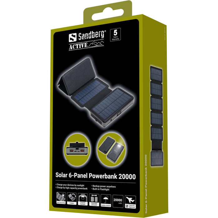 EAN 5705730420733 - Sandberg 420-73 batería externa Polímero de litio 20000 mAh Negro imagen 7