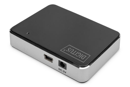 EAN 4016032306535 - Digitus DA-70220 hub de interfaz USB 2.0 Mini-B 480 Mbit/s Negro, Plata imagen 2