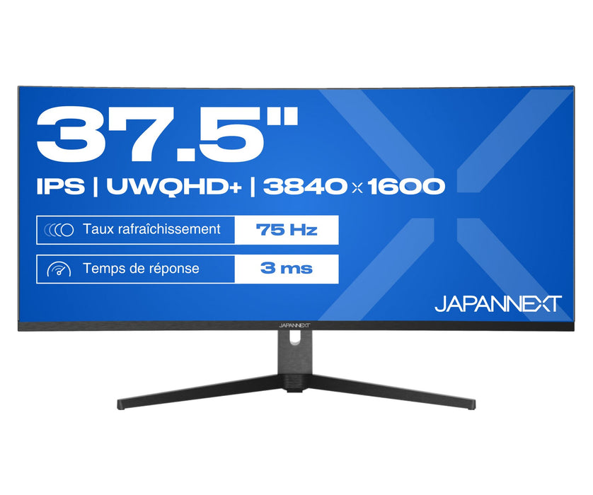 EAN 4589511171592 - JAPANNEXT JN-IPS375UWQHD+75F-C65W-HS pantalla para PC 95,2 cm (37.5") 3840 x 1600 Pixeles UltraWide Quad  imagen 1