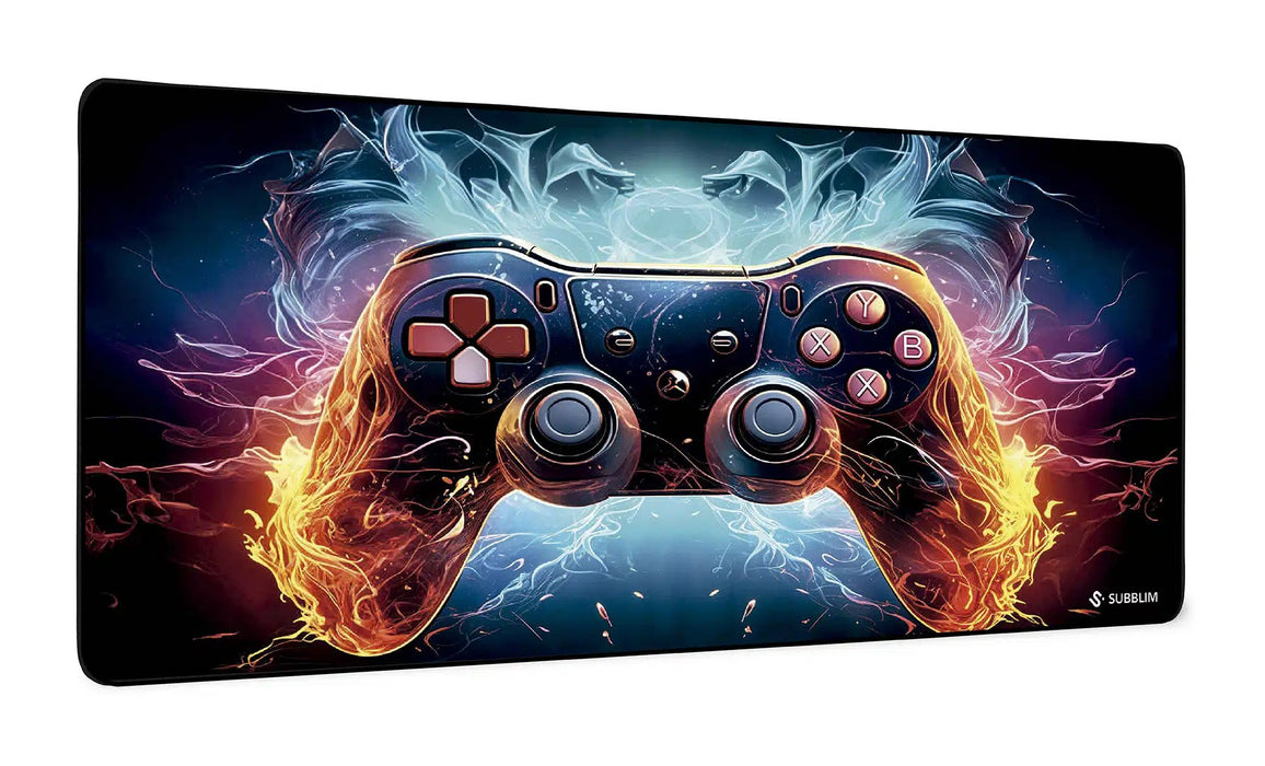 EAN 8436586743680 - SUBBLIM GameCore XL Alfombrilla de ratón para juegos Negro, Multicolor imagen 1
