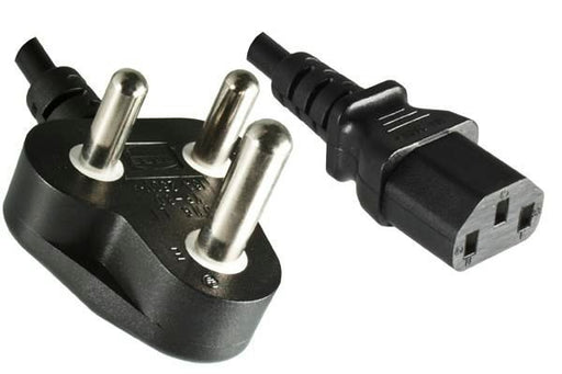 EAN 5715328199231 - Microconnect Power cord South Africa Type B+C - C13, black, Big Plug, H05VV-F 3G 0.75 mm², 10A-250V, 1.8  imagen 1