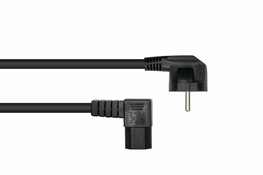 EAN 4066857002464 - Kabelmeister SK0151-S030 cable de transmisión Negro 3 m Enchufe tipo E+F IEC C15 imagen 2