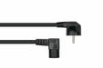 EAN 4066857002464 - Kabelmeister SK0151-S030 cable de transmisión Negro 3 m Enchufe tipo E+F IEC C15 imagen 2