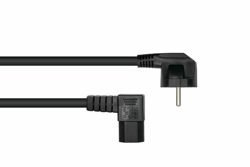 EAN 4066857002464 - Kabelmeister SK0151-S030 cable de transmisión Negro 3 m Enchufe tipo E+F IEC C15 imagen 2