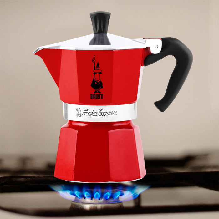 EAN 8006363018388 - Bialetti Moka Express Cafetera italiana Rojo imagen 4