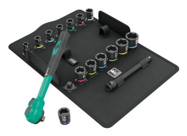 EAN 4013288227980 - Wera 05005530001 llave de carraca 15 pieza(s) Verde imagen 1