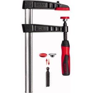 EAN 4008158031620 - BESSEY TG10-2K abrazadera Abrazadera de barra 10 cm Negro, Rojo, Acero inoxidable imagen 1