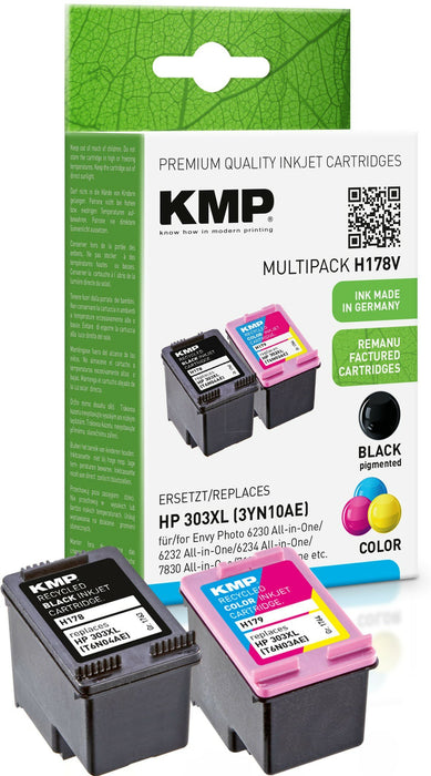 EAN 4011324692495 - KMP 1763,4005 cartucho de tinta 2 pieza(s) Compatible Negro, Cian, Magenta, Amarillo imagen 1
