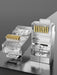 EAN 6922794744172 - Vention IDCR0-100 conector RJ-45 Plata, Transparente imagen 2