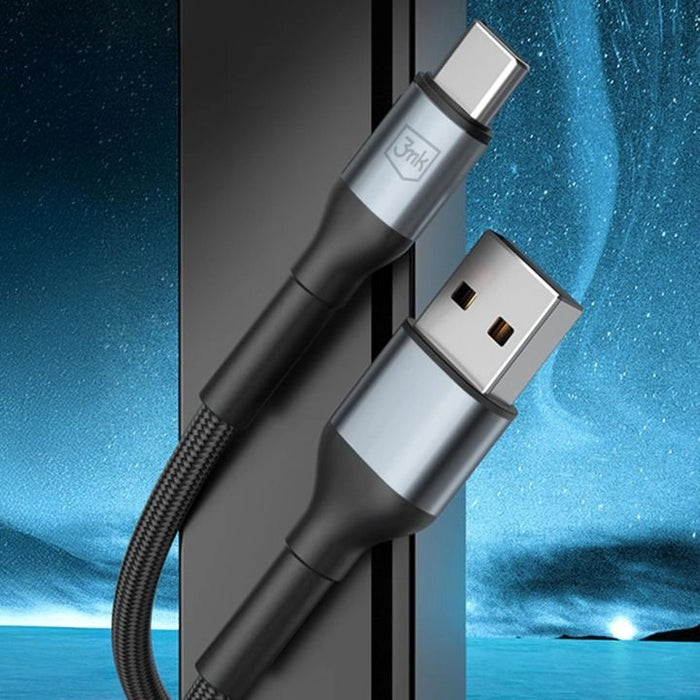 EAN 5903108680318 - 3MK 5903108680318 cable USB USB 2.0 1 m USB C USB A 0,48 Gbit/s 18 W Blanco imagen 7