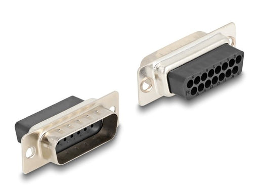 EAN 4043619670840 - DeLOCK 67084 cambiador de género para cable D-Sub 15 Rojo imagen 2