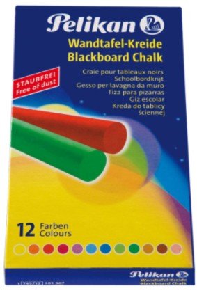 EAN 4012700701367 - Pelikan 701367 tiza Azul, Marrón, Verde, Naranja, Rojo, Violeta, Amarillo 12 pieza(s) imagen 1