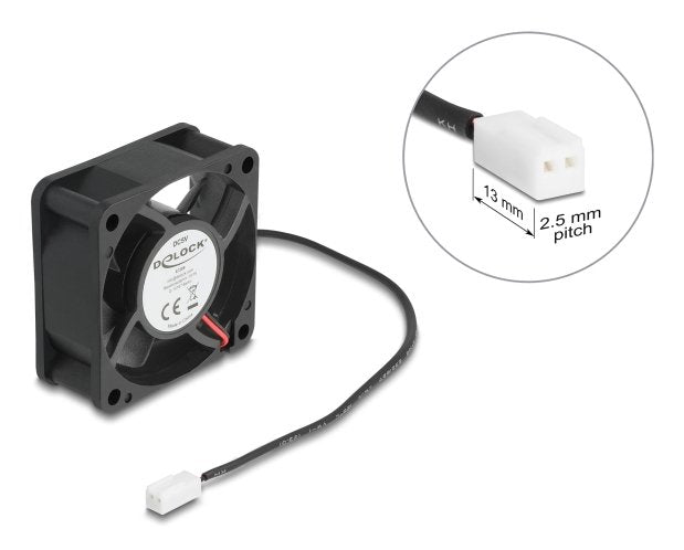EAN 4043619672899 - DeLOCK 67289 sistema de refrigeración para ordenador Carcasa del ordenador Ventilador 6 cm Negro 1 pieza( imagen 3