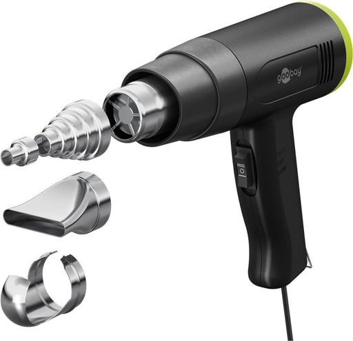 EAN 4040849778216 - Goobay 77821 pistola de calor Pistola de aire caliente 450 l/min 500 °C 1500 W Negro imagen 1