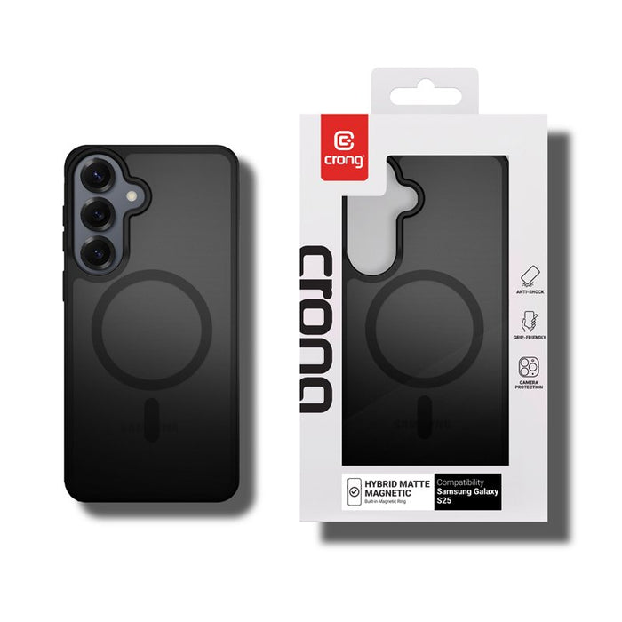 EAN 5904310706964 - Crong CRGHMMSGS25BLK funda para teléfono móvil Negro imagen 6