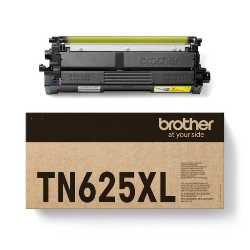 EAN 4977766843546 - Brother TN-625XLY cartucho de tóner 1 pieza(s) Original Amarillo imagen 1