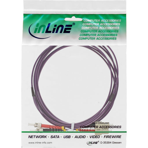 EAN 4043718249152 - InLine 82575P Cable de fibra óptica e InfiniBand 7,5 m 2x SC 2x ST Púrpura imagen 2