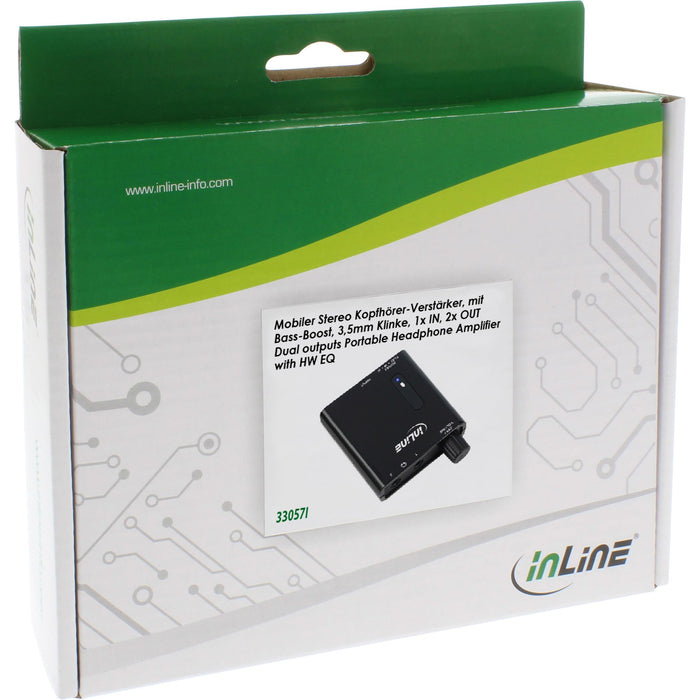 EAN 4043718237029 - InLine 33057I amplificador para audífono Negro imagen 4