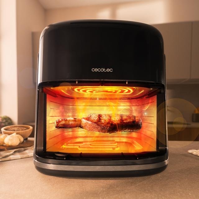 EAN 8435771925412 - Cecotec Cecofry&Grill Smokin'Prime 8500 Sencillo 8,5 L Independiente 2300 W Freidora de aire caliente Neg imagen 7