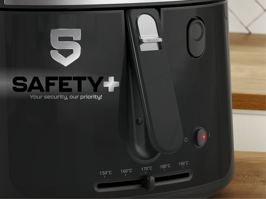 EAN 3045387299064 - Tefal Vision FF2528E0 freidora Sencillo 2,1 L Independiente 1900 W Negro imagen 6
