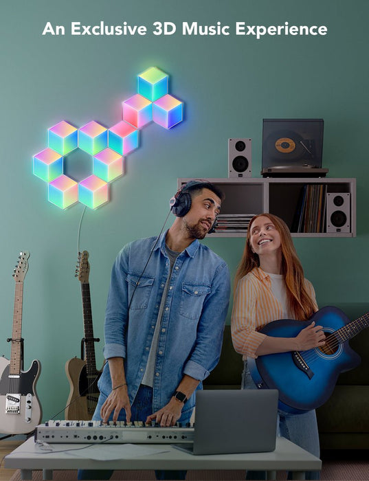 EAN 6974316992158 - Govee Glide Hexa Pro Luz de pared inteligente Wi-Fi/Bluetooth 72 W imagen 4