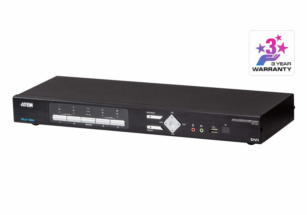 EAN 4719264646867 - ATEN CM1164A interruptor KVM Montaje en rack Negro imagen 1