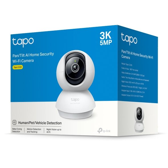 EAN 8885021371689 - TP-Link Tapo C230(EU) Bombilla Cámara de seguridad IP Interior 2880 x 1620 Pixeles Escritorio imagen 3