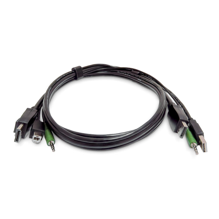 EAN 65030925846 - StarTech.com SKDPMMKVM06-TAA cable para video, teclado y ratón (kvm) Negro imagen 1