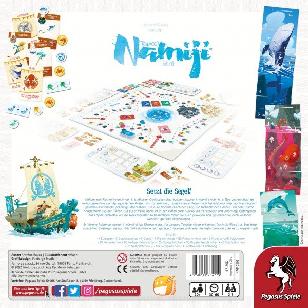 EAN 4250231734779 - Pegasus Spiele Namiji 60 min Juego de mesa Familia imagen 4
