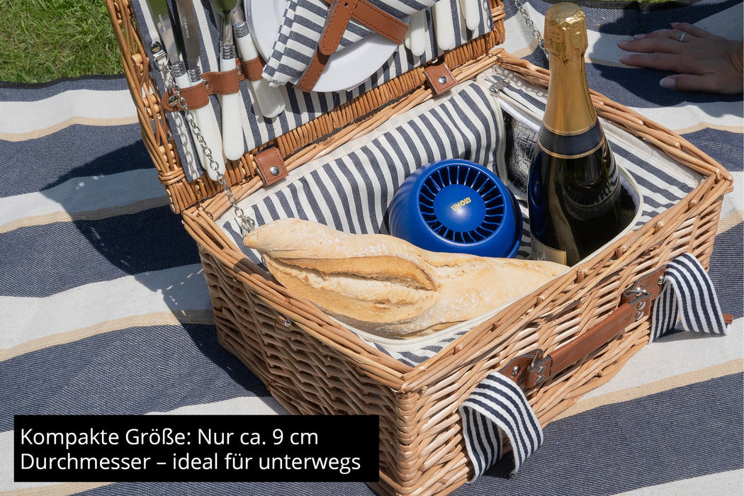 EAN 4011689866791 - Unold Ventilator Breezy Bowl 86679 Negro, Azul 9 cm Ventilador de mano imagen 4