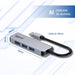 EAN 8435364319246 - iggual IGG319246 hub de interfaz USB 3.2 Gen 1 (3.1 Gen 1) Type-C 5000 Mbit/s Plata imagen 10