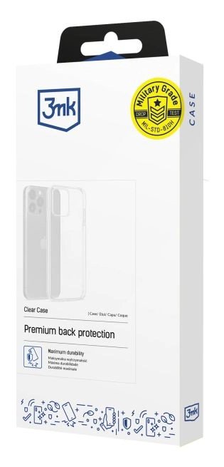 EAN 5903108664844 - 3MK Clear Case funda para teléfono móvil 16 cm (6.3") Transparente imagen 6