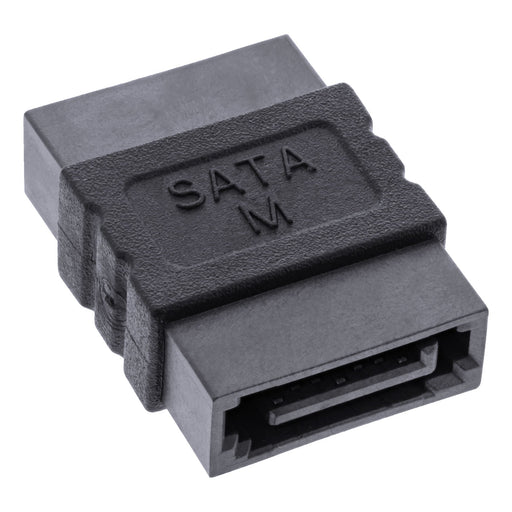 EAN 4043718126828 - InLine 27700A cambiador de género para cable SATA female SATA Negro imagen 1