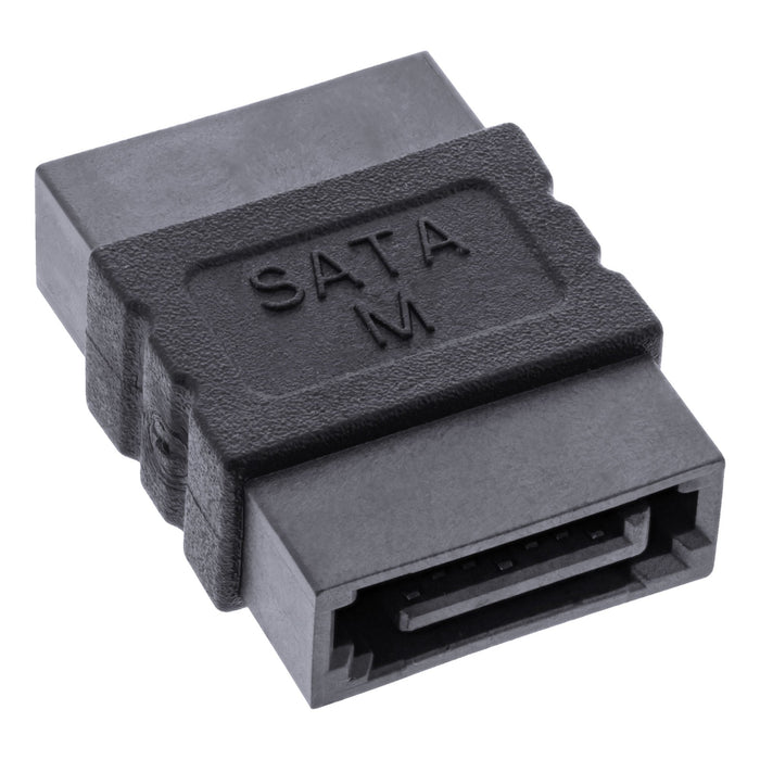 EAN 4043718126828 - InLine 27700A cambiador de género para cable SATA female SATA Negro imagen 1