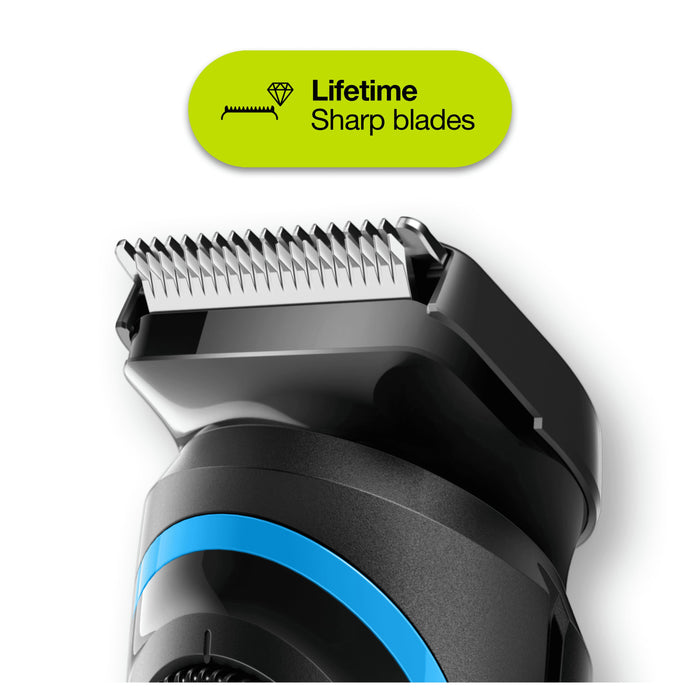 EAN 4210201282150 - Braun BeardTrimmer 81705178 depiladora para la barba Batería 39 2 cm Negro, Azul imagen 9