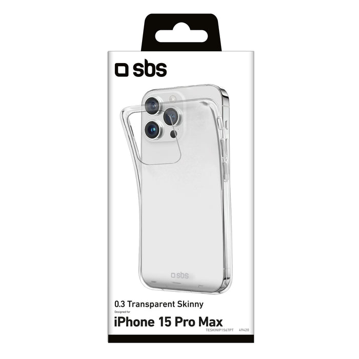 EAN 8018417449420 - SBS TESKINIP1567PT funda para teléfono móvil 17 cm (6.7") Transparente imagen 3