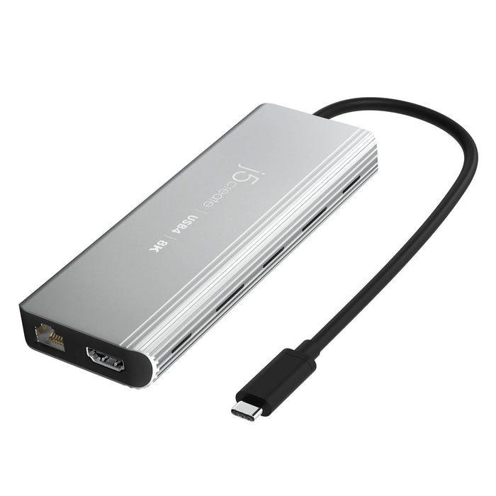 EAN 4712795086614 - j5create JCD403-N hub de interfaz USB Tipo C 10000 Mbit/s Gris imagen 2