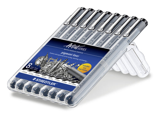 EAN 4007817309247 - Staedtler pigment liner 308 rotulador de punta fina Negro 8 pieza(s) imagen 1